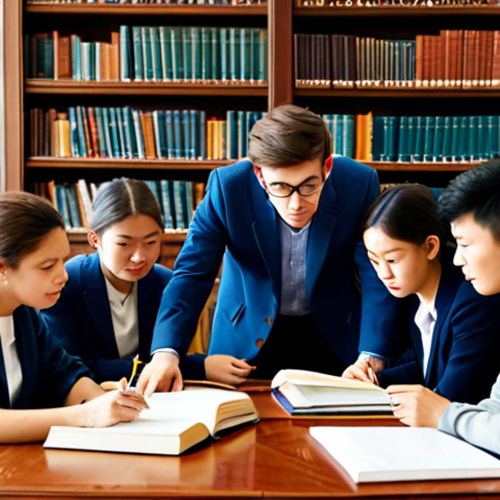 가스 자격증 준비를 위한 스터디 그룹 운영 - **Prompt:** A supportive ガス資格 (Gas Qualification) study group session in a cozy library, friends col...