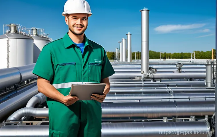 가스 자격증 취득 후 연봉 - **Prompt:** A diverse team of three gas technicians—one experienced mentor (male, 50s) and two young... 가스 자격증 취득 후 연봉 - **Prompt:** A diverse team of three gas technicians—one experienced mentor (male, 50s) and two young...