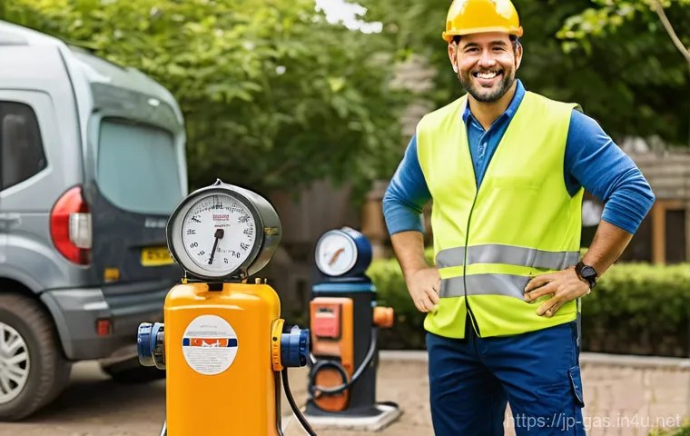 가스 자격증으로 창업하기 - **Prompt:** A highly skilled and professional independent gas technician, appearing to be in their 3...